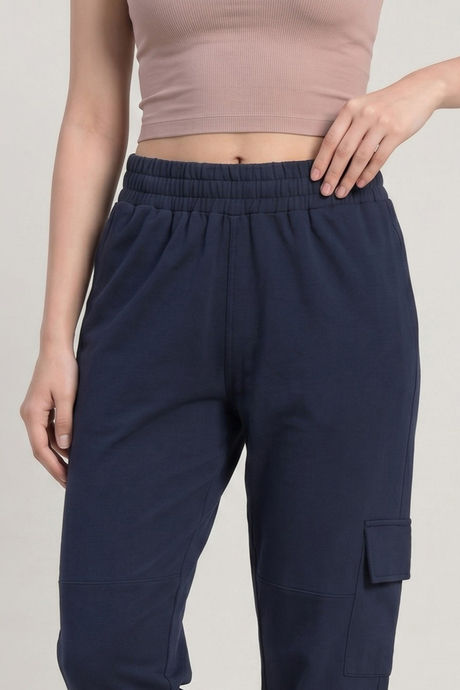 Zivame Knit Cotton Loungewear Bottom - Naval Academy — image 6